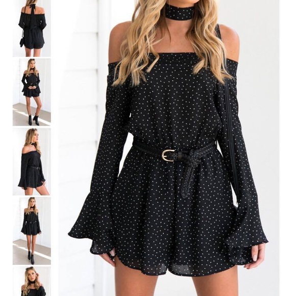 Mura Boutique Pants - 🔥 Sexy long sleeve romper with choker 🔥